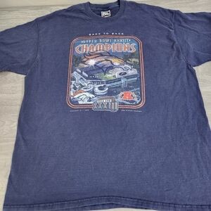 Pro Player Blue‎ Broncos Championship Shirt XXL Vintage Y2K Super Bowl XXXIII